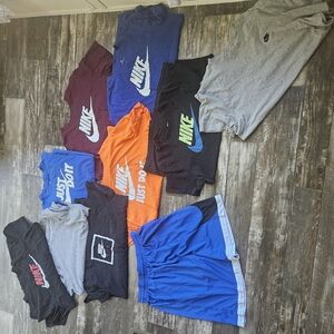 Nike Blue Short Sleeve Tee Casual Athletic Wear